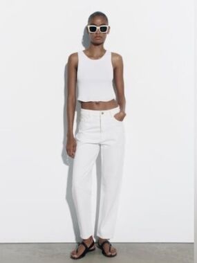 Zara Z1975 MOM FIT JEANS WITH A HIGH WAIST